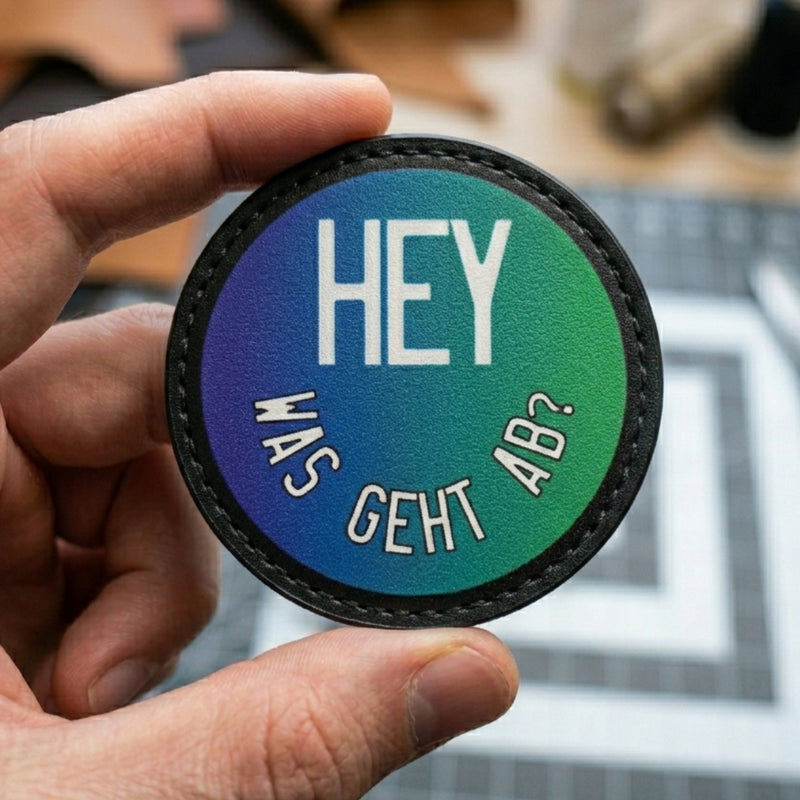 Runder Text Patch