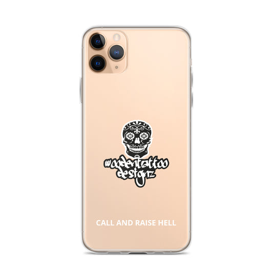 Woodentattoo Call Raise Hell (iPhone Hülle)
