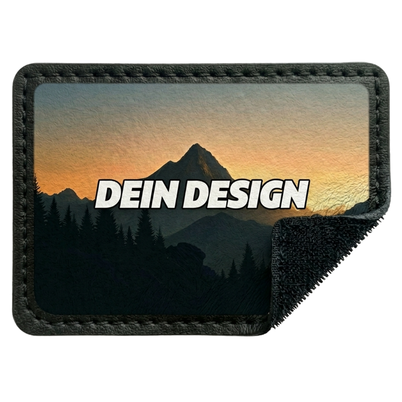 Dein Design Patch Rechteck gestalten