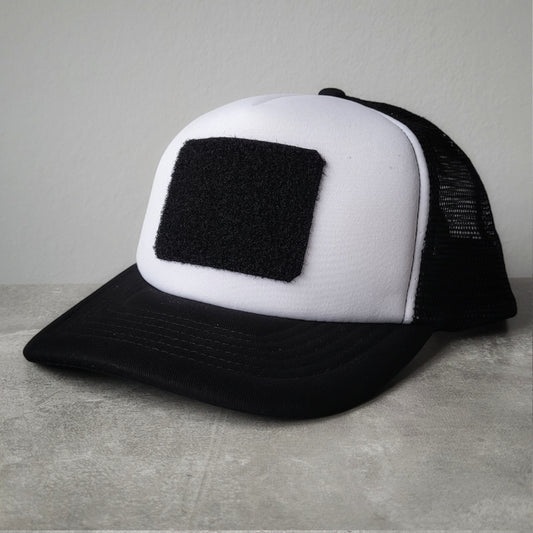 KIDS Trucker Mesh Cap mit Klett - schwarz/weiss