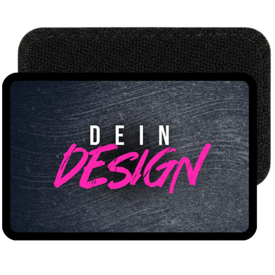 Eckiger REPATCHED Klett-Patch zum Selbst erstellen - Individuell gestalten