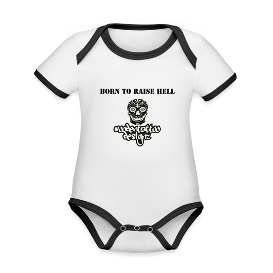 Woodentattoo Classic Style (Baby Body) - Weiß/Schwarz