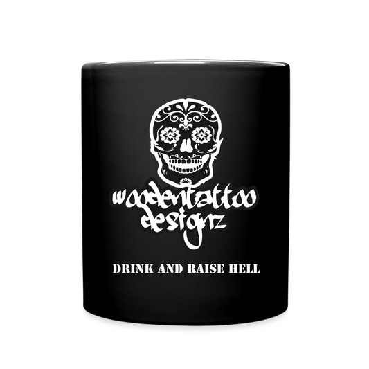 Woodentattoo Drink Raise Hell Classic (Tasse) - Schwarz