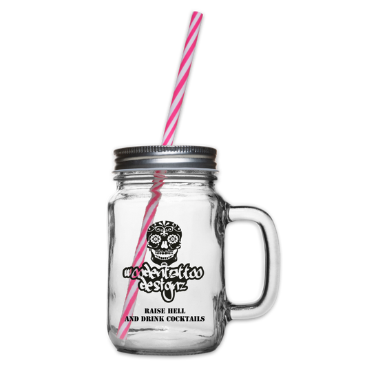 Woodentattoo Raise Hell Drink Cocktails Classic (Trinkglas) - Klar